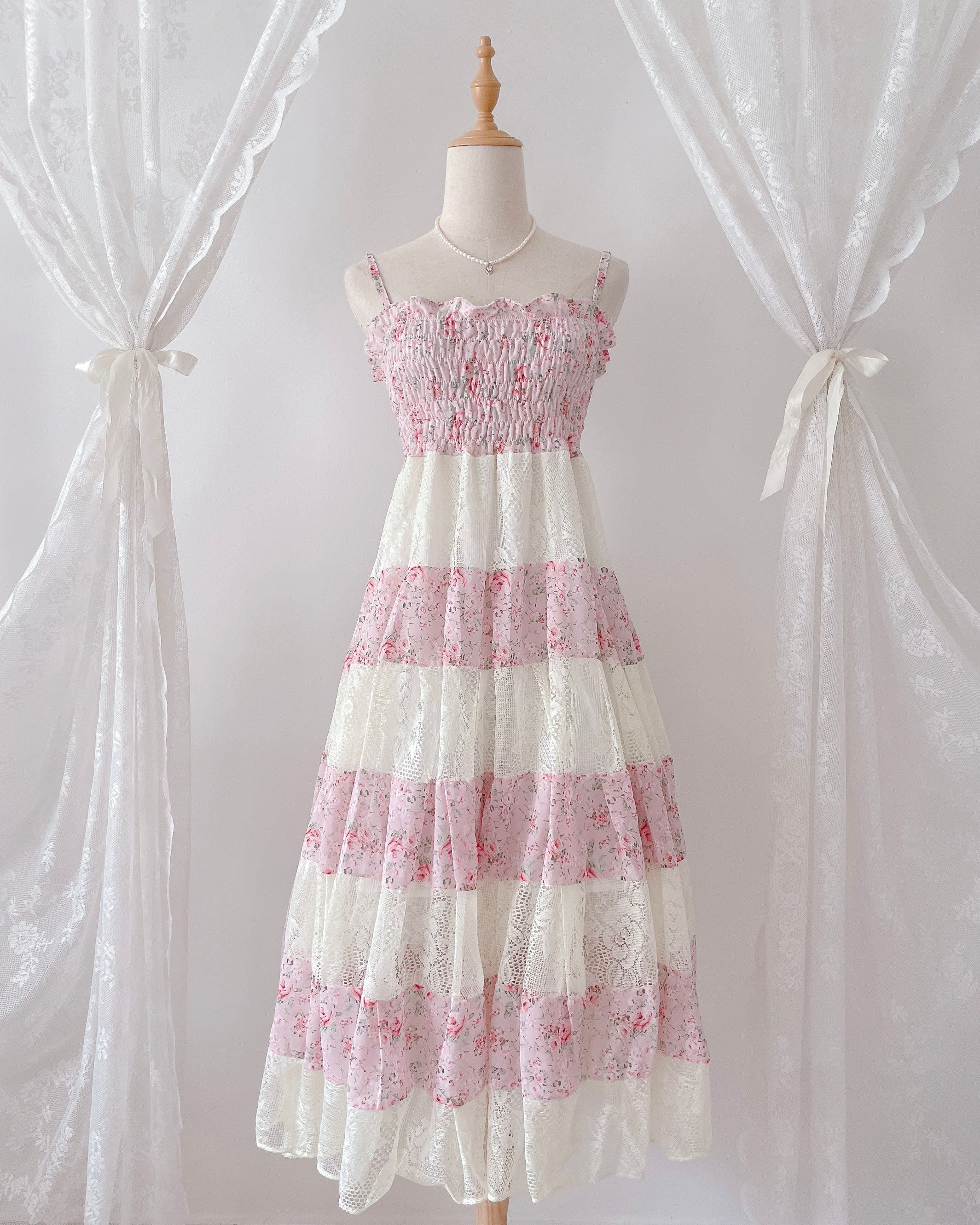 Petal Pink Maxi Dress Ann's Atelier Petal Pink Maxi Dress Ann's Atelier