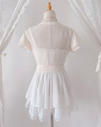 Petal Veil Top