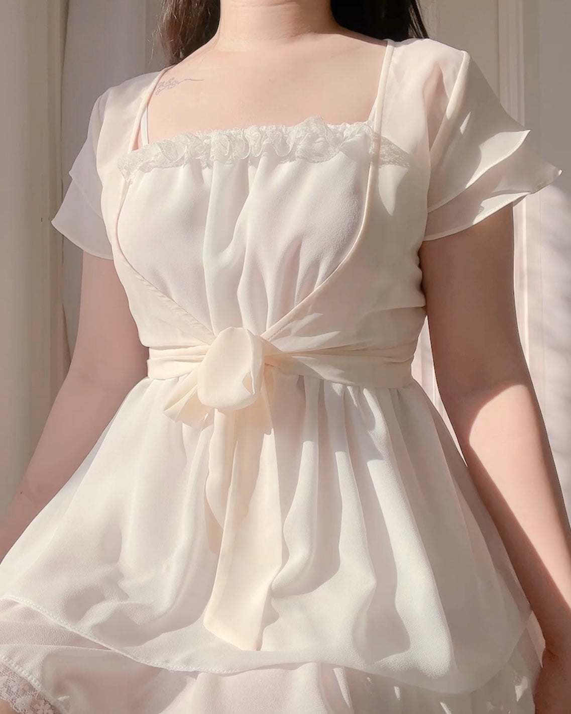Petal Veil Top