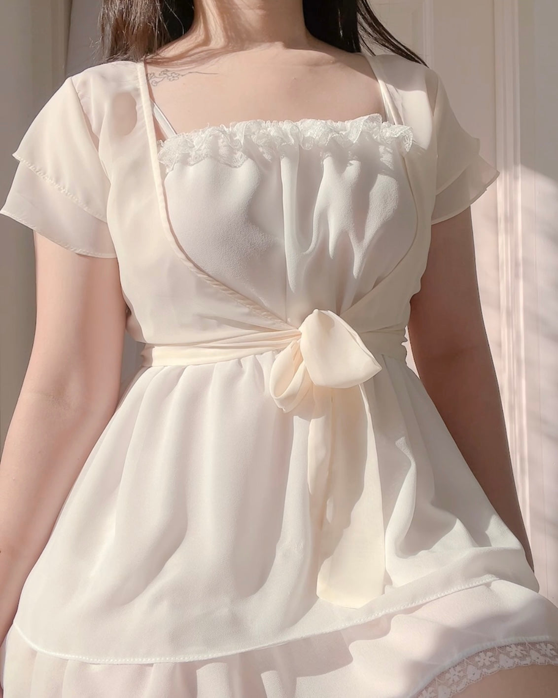Petal Veil Top