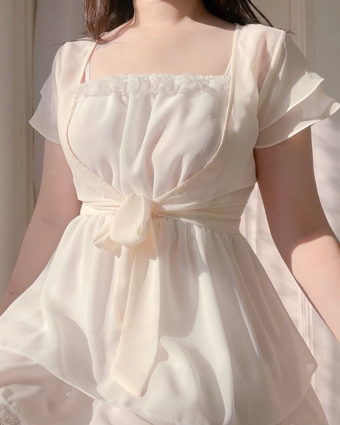 Petal Veil Top
