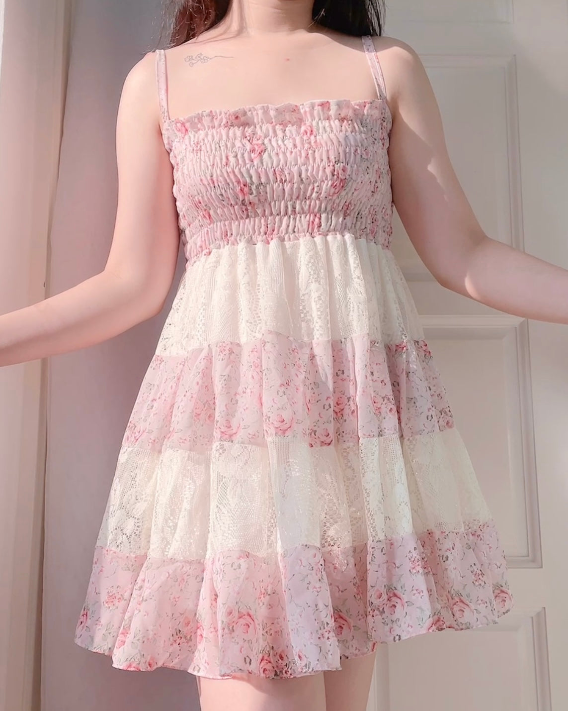 Petal Pink Mini Dress