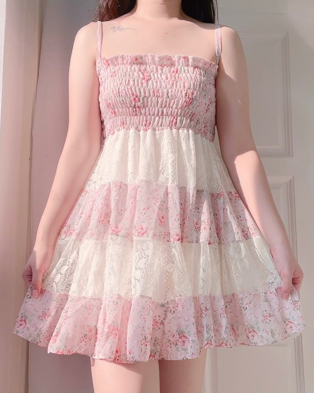 Petal Pink Mini Dress