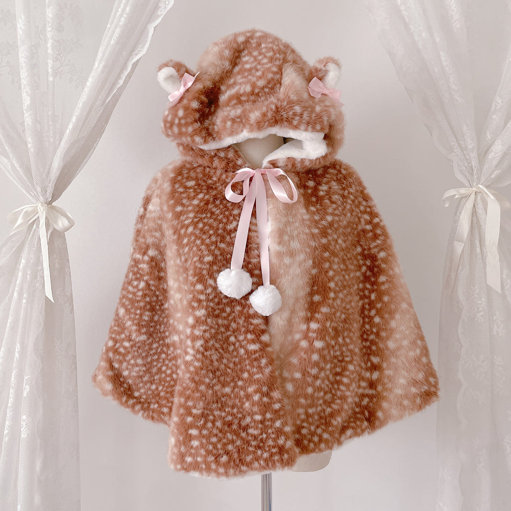 Snow Fawn Poncho (Pre-Orders)