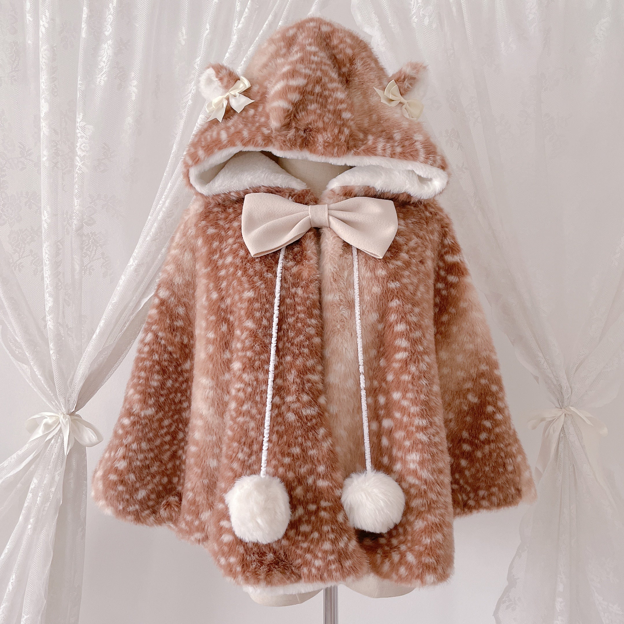 Snow Fawn Poncho (Pre-Orders)