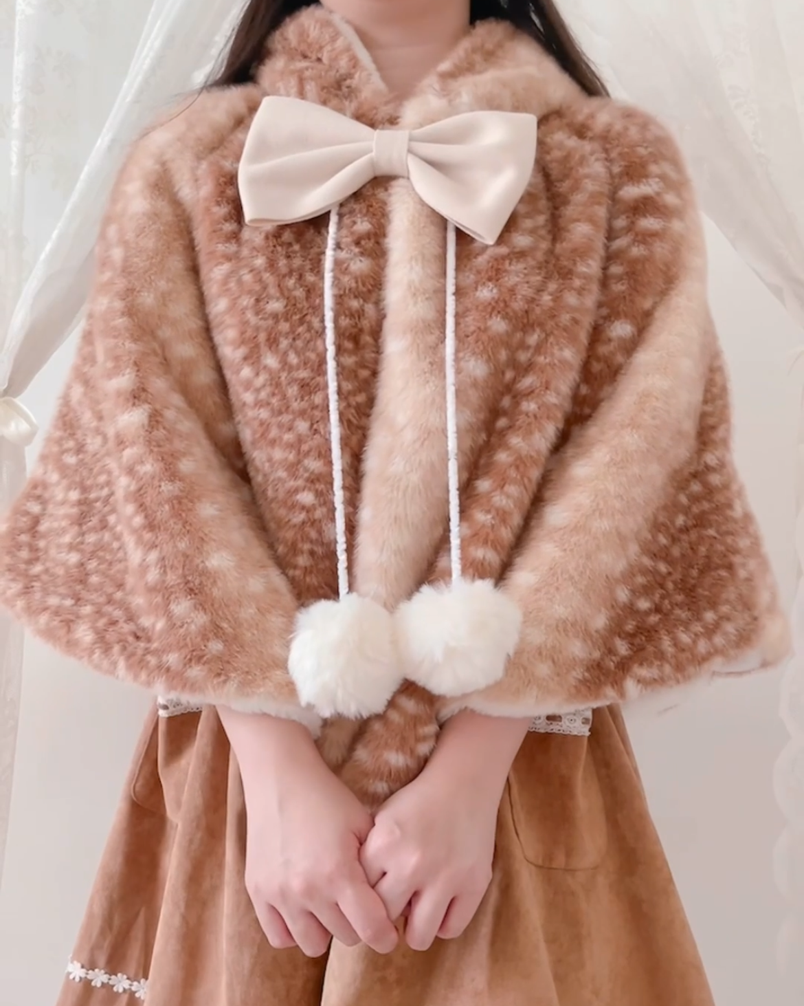 Snow Fawn Poncho (Pre-Orders)