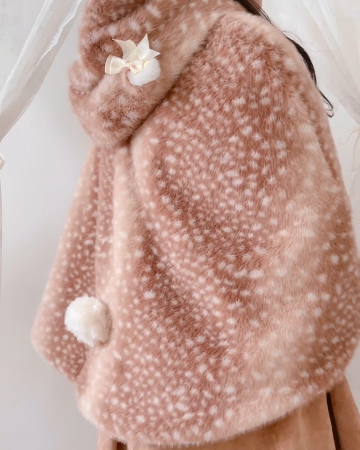 Snow Fawn Poncho (Pre-Orders)